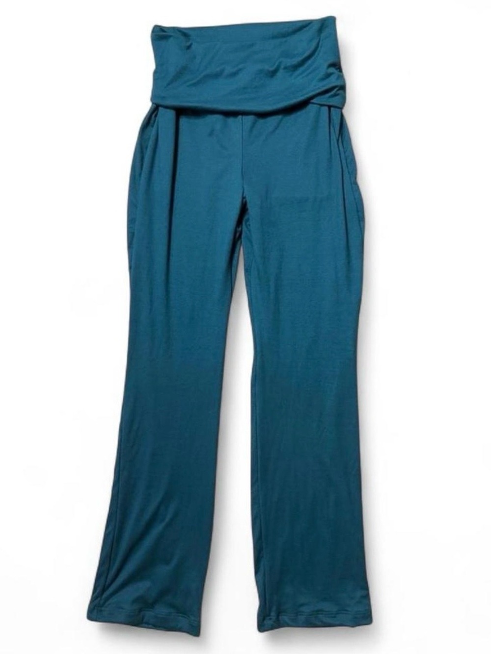 Pine Green Buttery Soft Fold Over Leggings